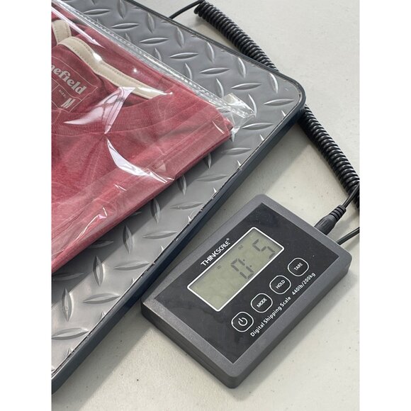 Homefield Crewneck Short Sleeve T Shirt Mens M Heather Red Cotton Poly Basic Tee - Picture 6 of 6